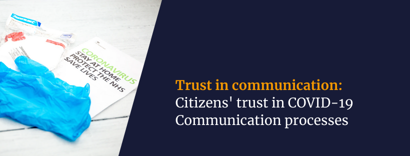 Citizens' trust in COVID-19 communication processes (1)